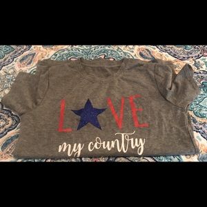 “Love my country” shirt